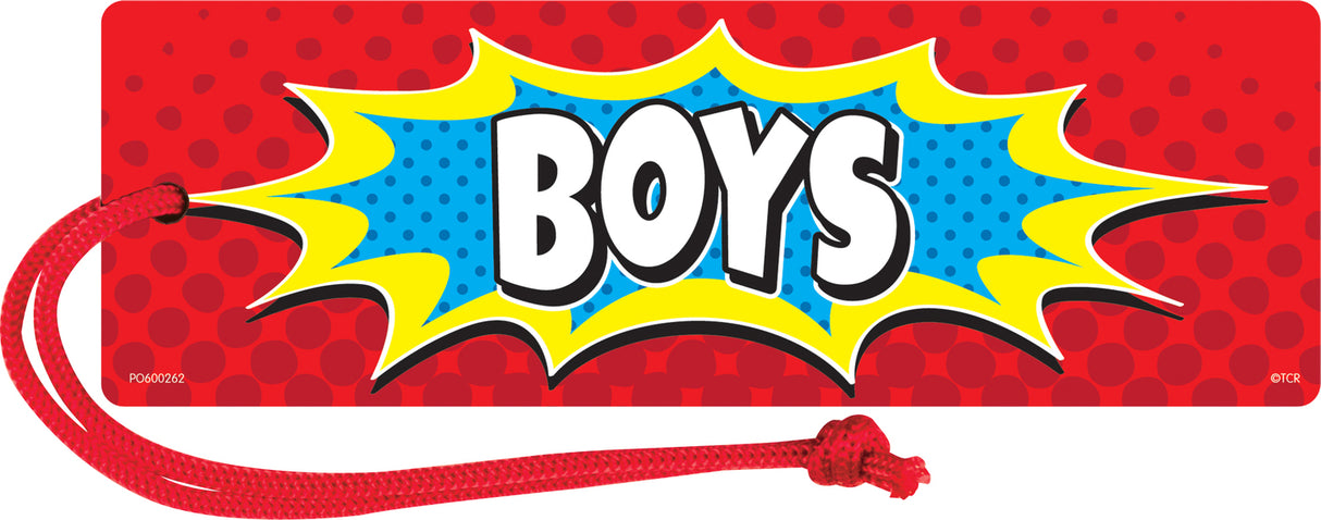 Superhero Magnetic Boys Pass