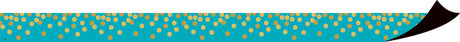 Teal Confetti Magnetic Border