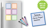 Colorful Dry-Erase Magnetic Square Notes