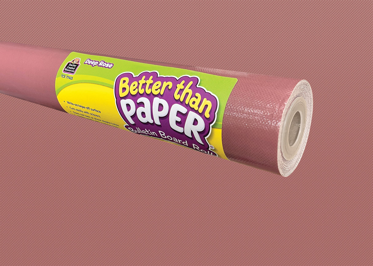 Deep Rose Better Than Paper® Bulletin Board Roll