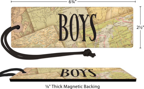 Travel the Map Magnetic Boys Pass