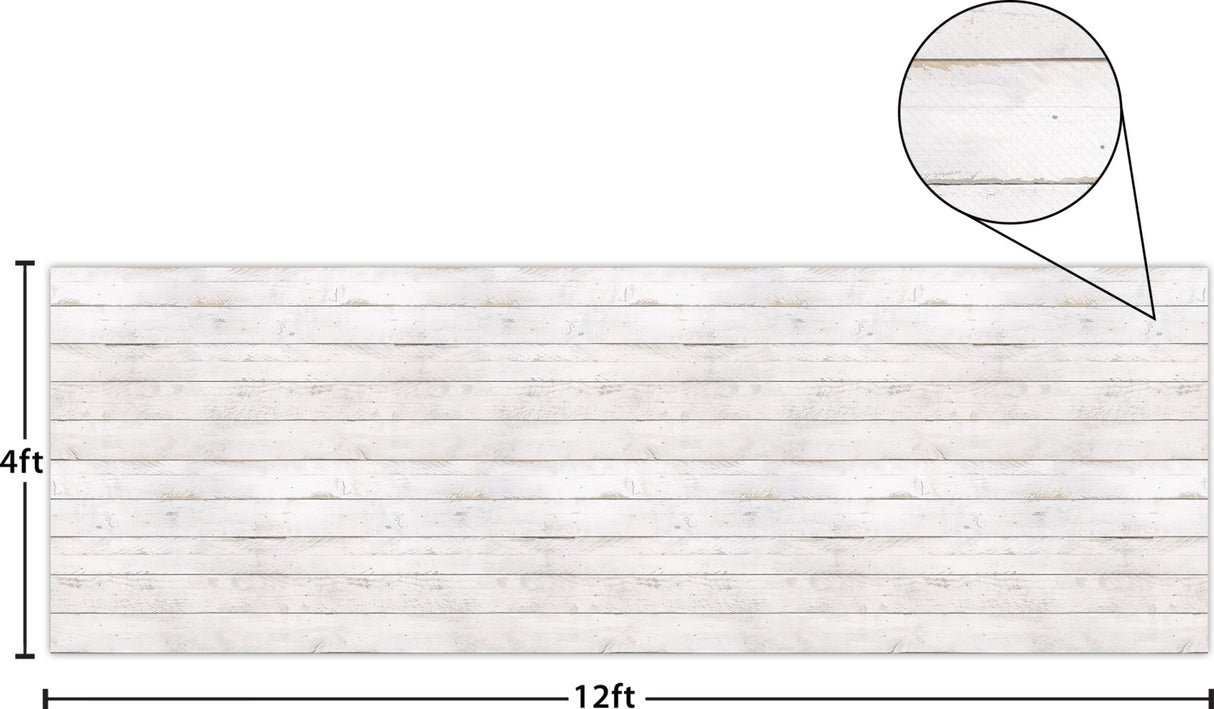 White Shiplap Better Than Paper® Bulletin Board Roll