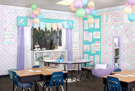 Pastel Pop 8" Hanging Paper Lanterns