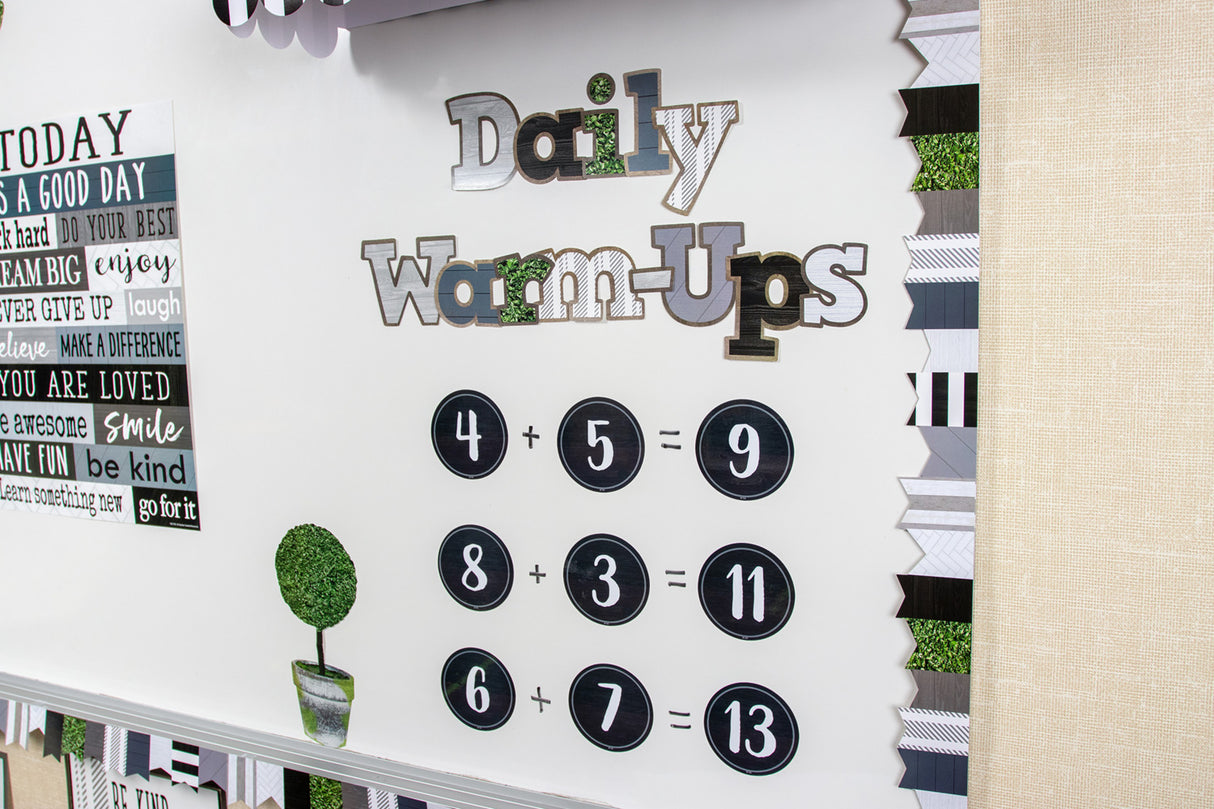 Spot On® Floor Markers Modern Farmhouse Numbers 1–36 - 4"