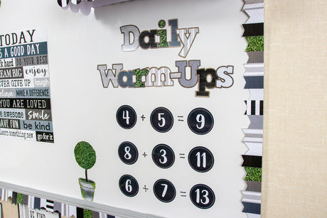 Spot On® Floor Markers Modern Farmhouse Numbers 1–36 - 4"