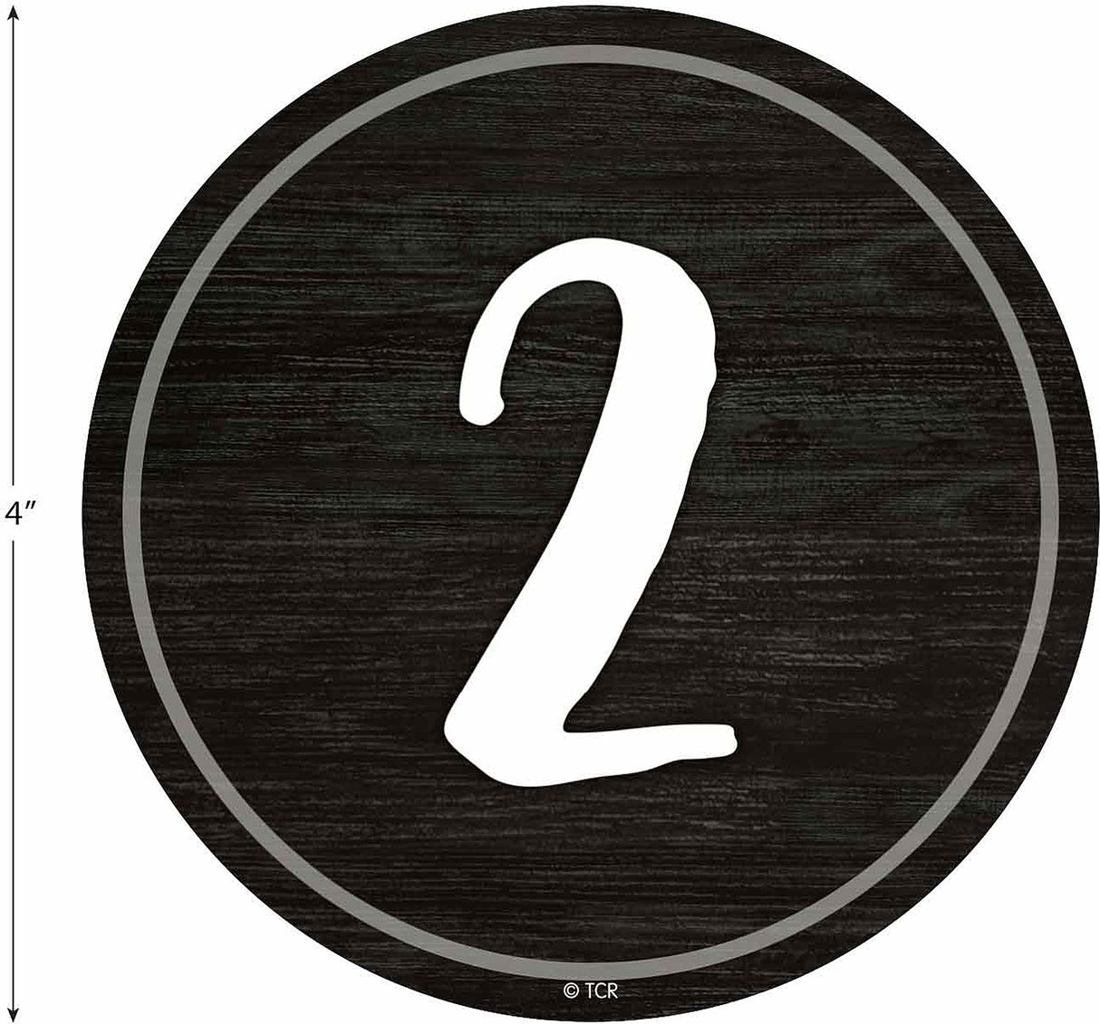 Spot On® Floor Markers Modern Farmhouse Numbers 1–36 - 4"