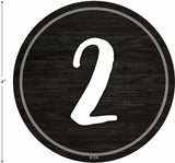 Spot On® Floor Markers Modern Farmhouse Numbers 1–36 - 4"