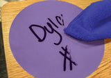 Spot On® Dry-Erase Desktop Writing Spots Bright Circles - 10-1/2"