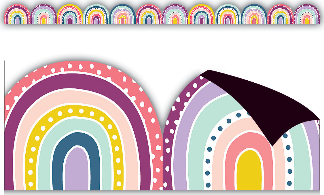 Oh Happy Day Rainbows Magnetic Border