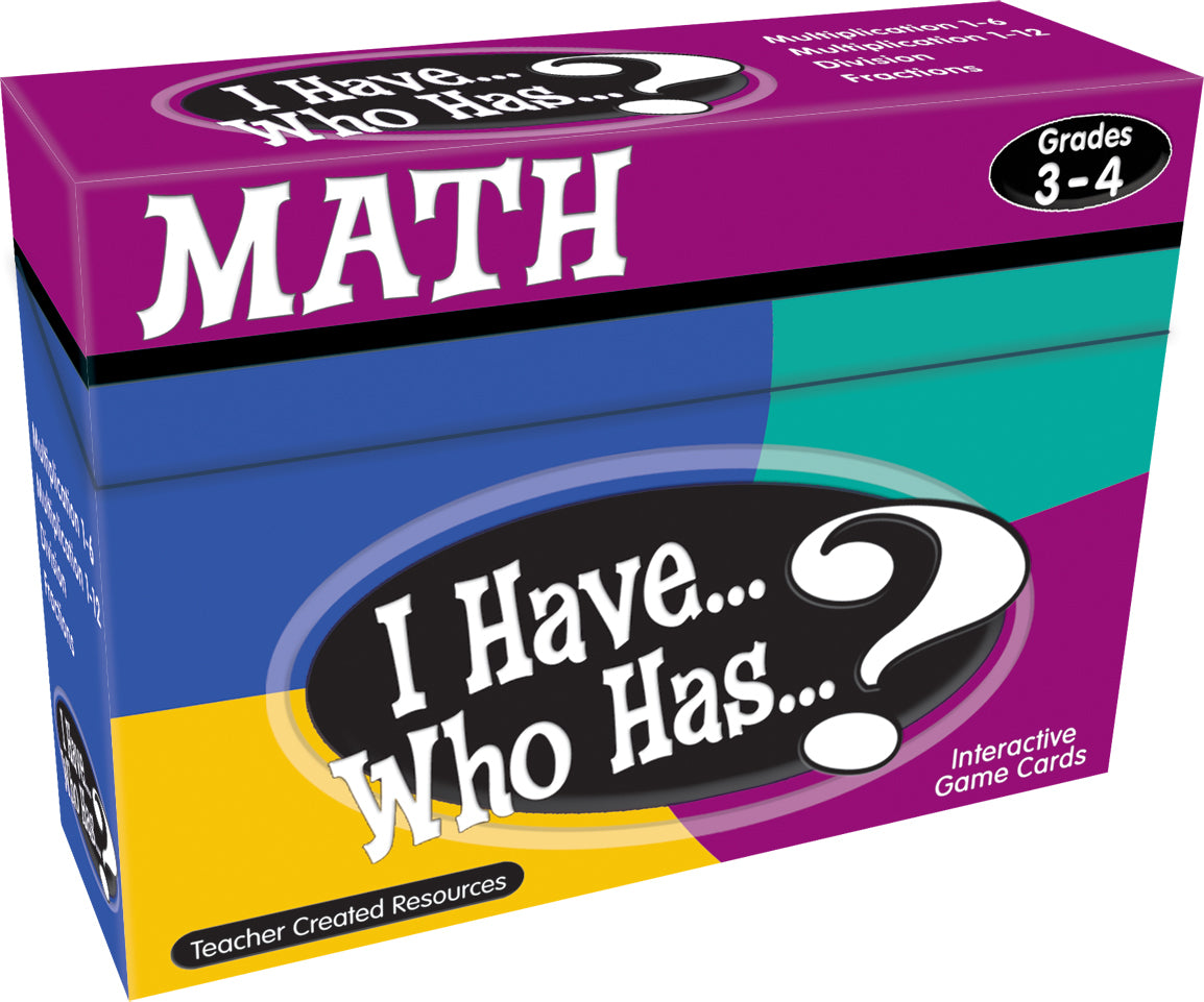 I Have... Who Has...? Math Game (Gr. 3–4)