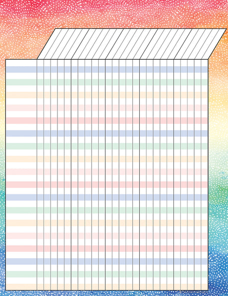 Watercolor Incentive Chart