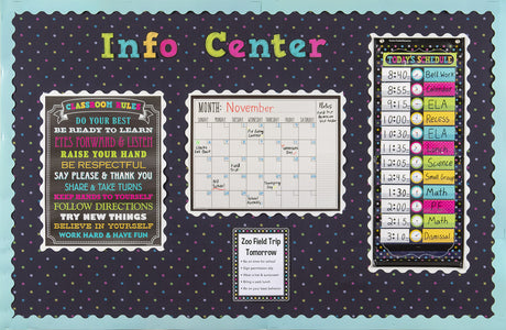 Modern Farmhouse Calendar Write-On/Wipe-Off Chart