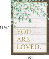 You Are Loved Positive Poster