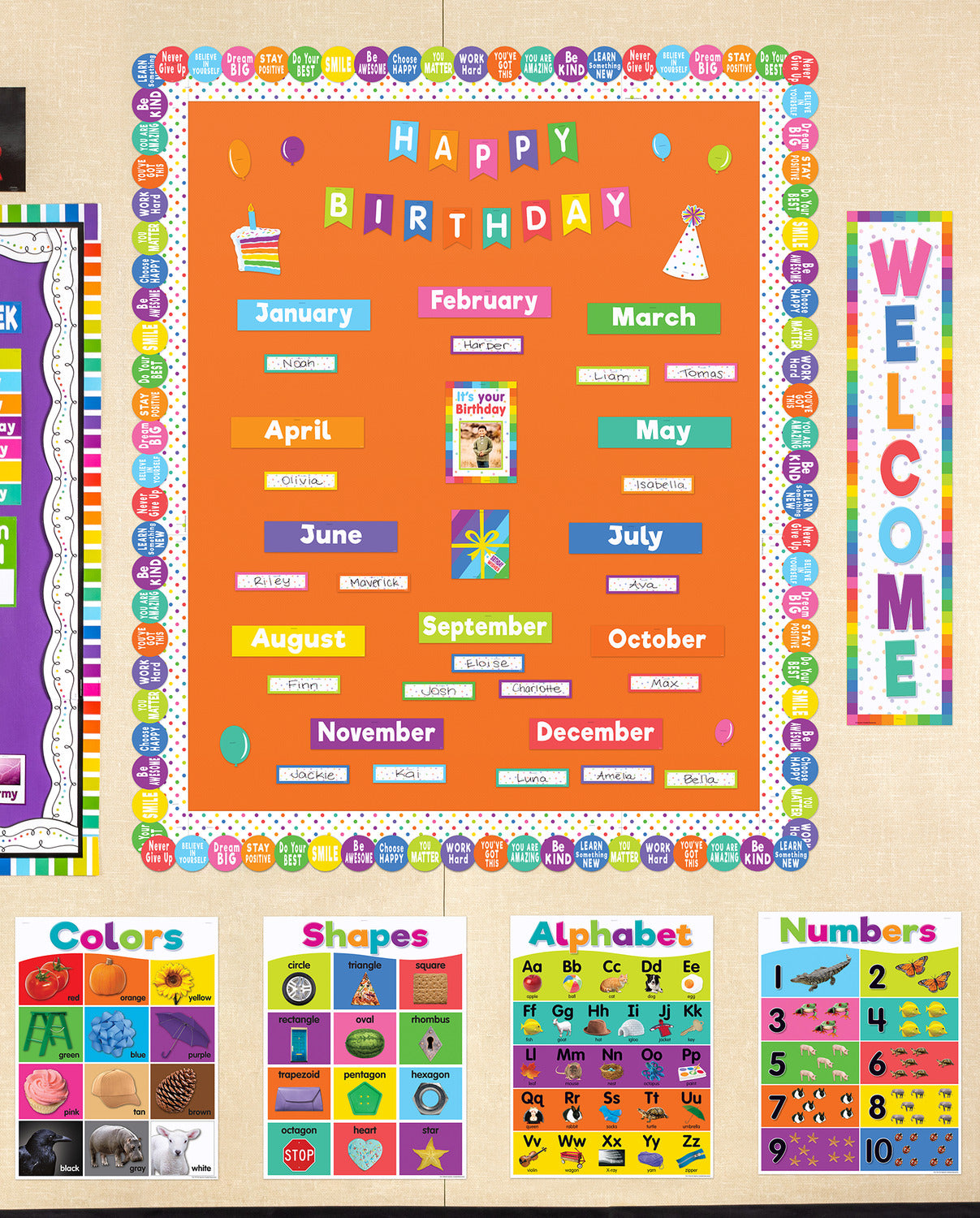 Colorful Shapes Chart