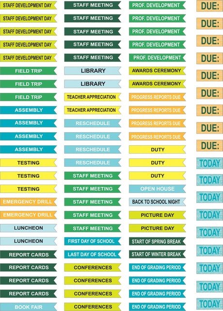 ​Lemon Zest Lesson Planner