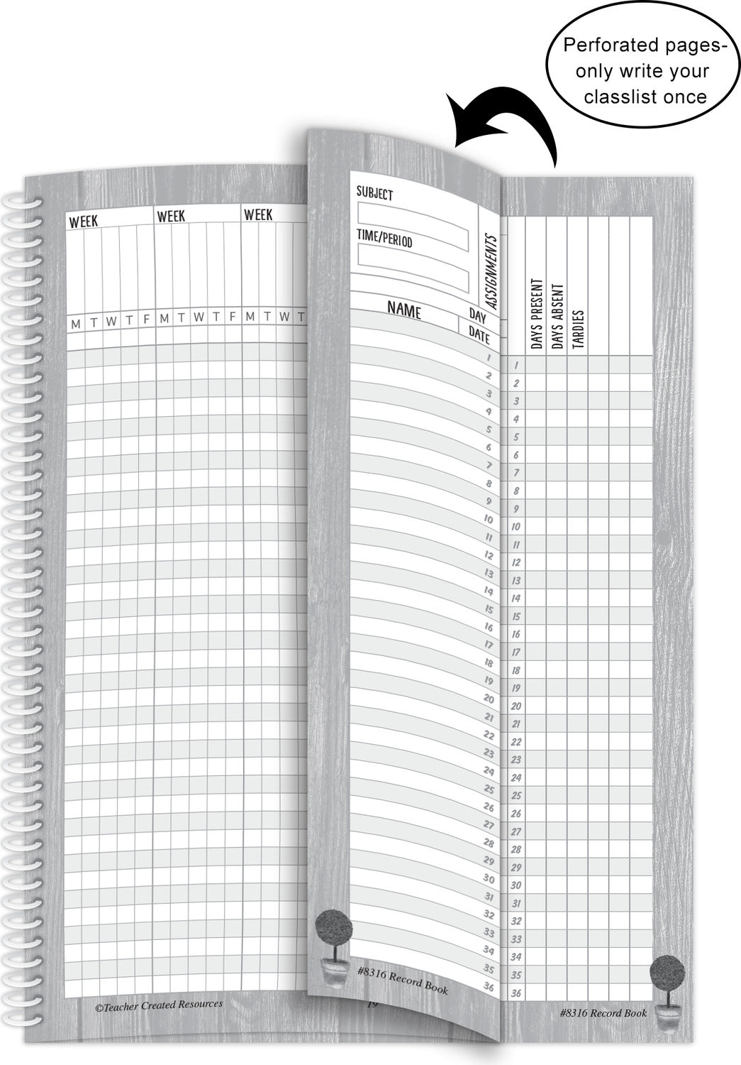 Modern Farmhouse Record Book
