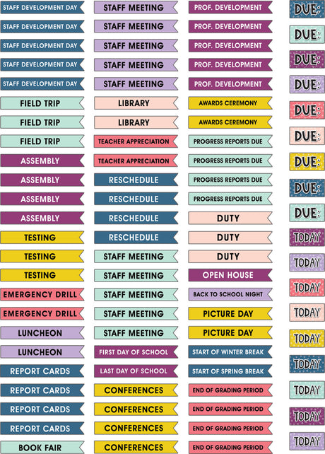 Oh Happy Day Lesson Planner