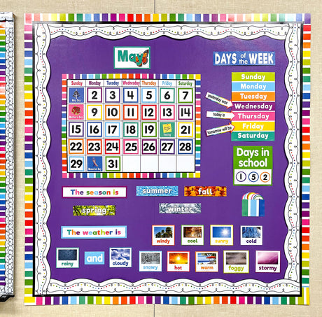 Colorful Stripes Straight Border Trim