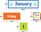 Colorful Calendar Pocket Chart Cards