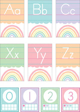 Pastel Pop Alphabet Bulletin Board