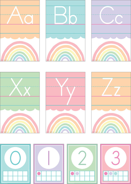 Pastel Pop Alphabet Bulletin Board