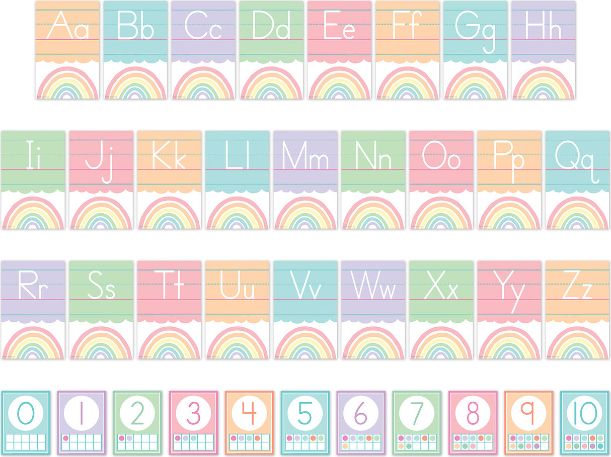Pastel Pop Alphabet Bulletin Board