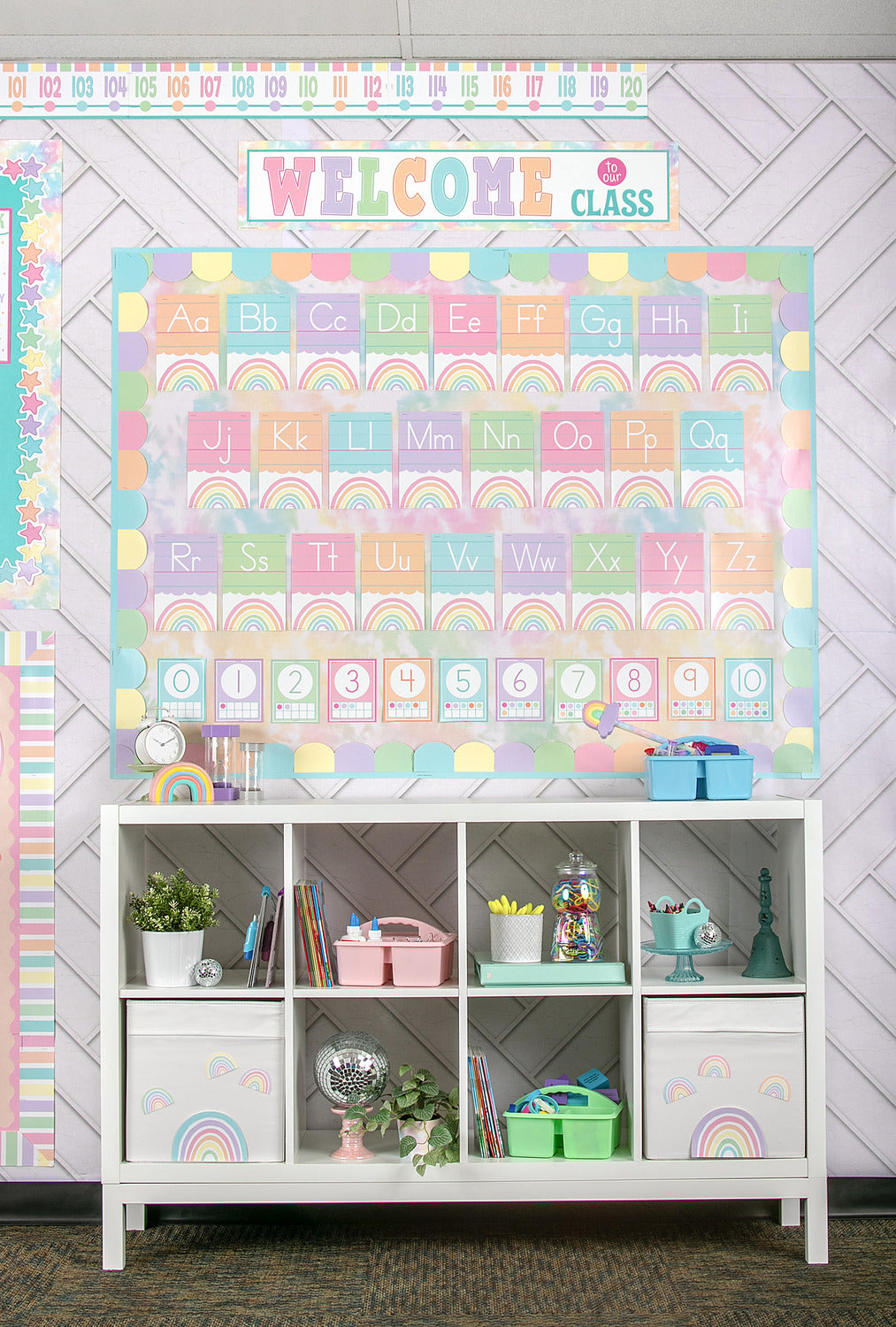 Pastel Pop Alphabet Bulletin Board