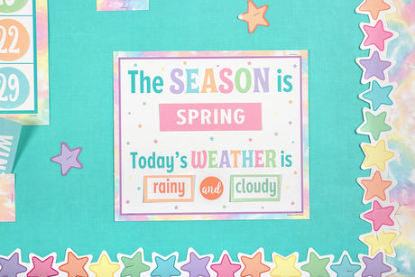 Pastel Pop Calendar Bulletin Board