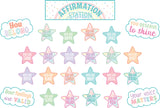 Pastel Pop Positive Affirmations Mini Bulletin Board