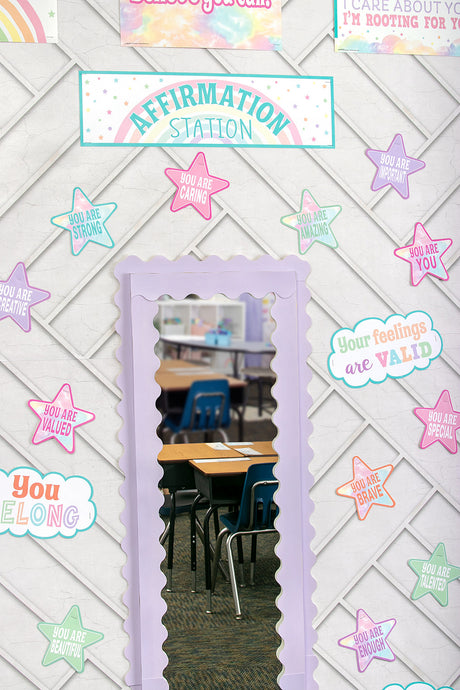 Pastel Pop Positive Affirmations Mini Bulletin Board