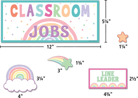 Pastel Pop Classroom Jobs Mini Bulletin Board