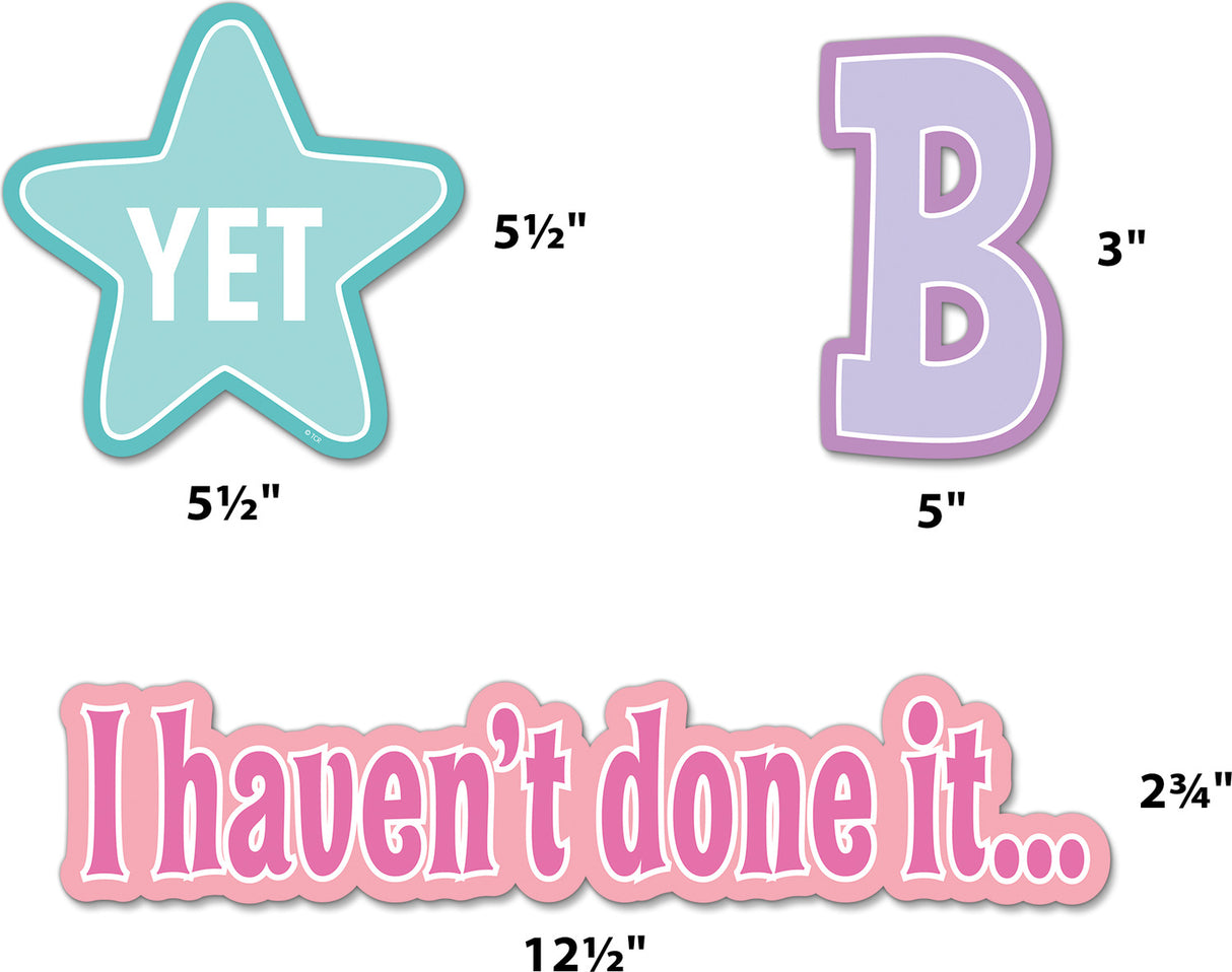Pastel Pop Believe in the Power of Yet Mini Bulletin Board