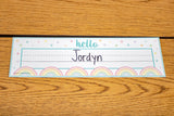 Pastel Pop Flat Name Plates