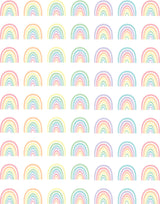 Pastel Pop Rainbows Mini Stickers