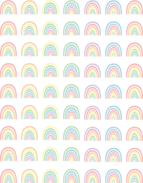 Pastel Pop Rainbows Mini Stickers
