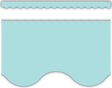 Pastel Blue Scalloped Border Trim