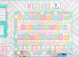 Pastel Blue Scalloped Border Trim