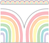 Pastel Pop Rainbows Die-Cut Border Trim