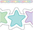 Pastel Pop Stars Die-Cut Border Trim