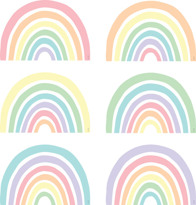 Pastel Pop Rainbows Accents