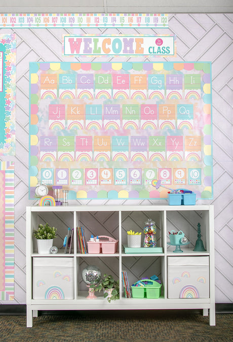 Pastel Pop Welcome to Our Class Banner