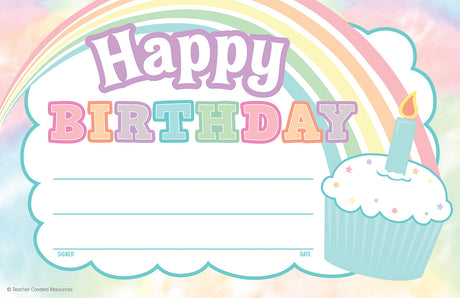 Pastel Pop Happy Birthday Awards
