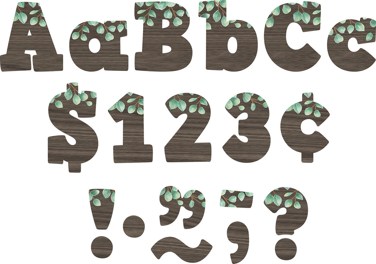 Eucalyptus 4" Bold Block Letters Combo Pack