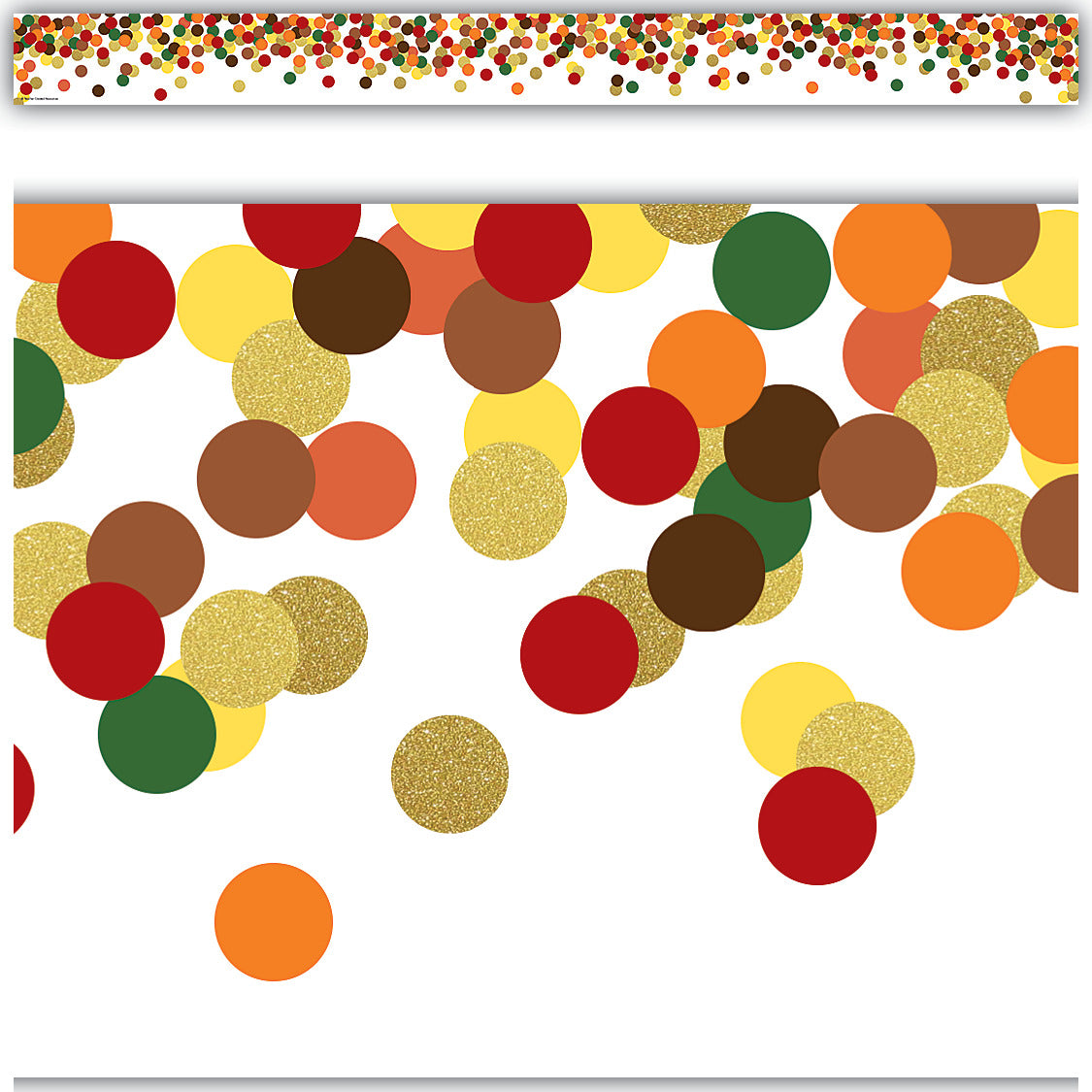 Confetti Fall Straight Border Trim