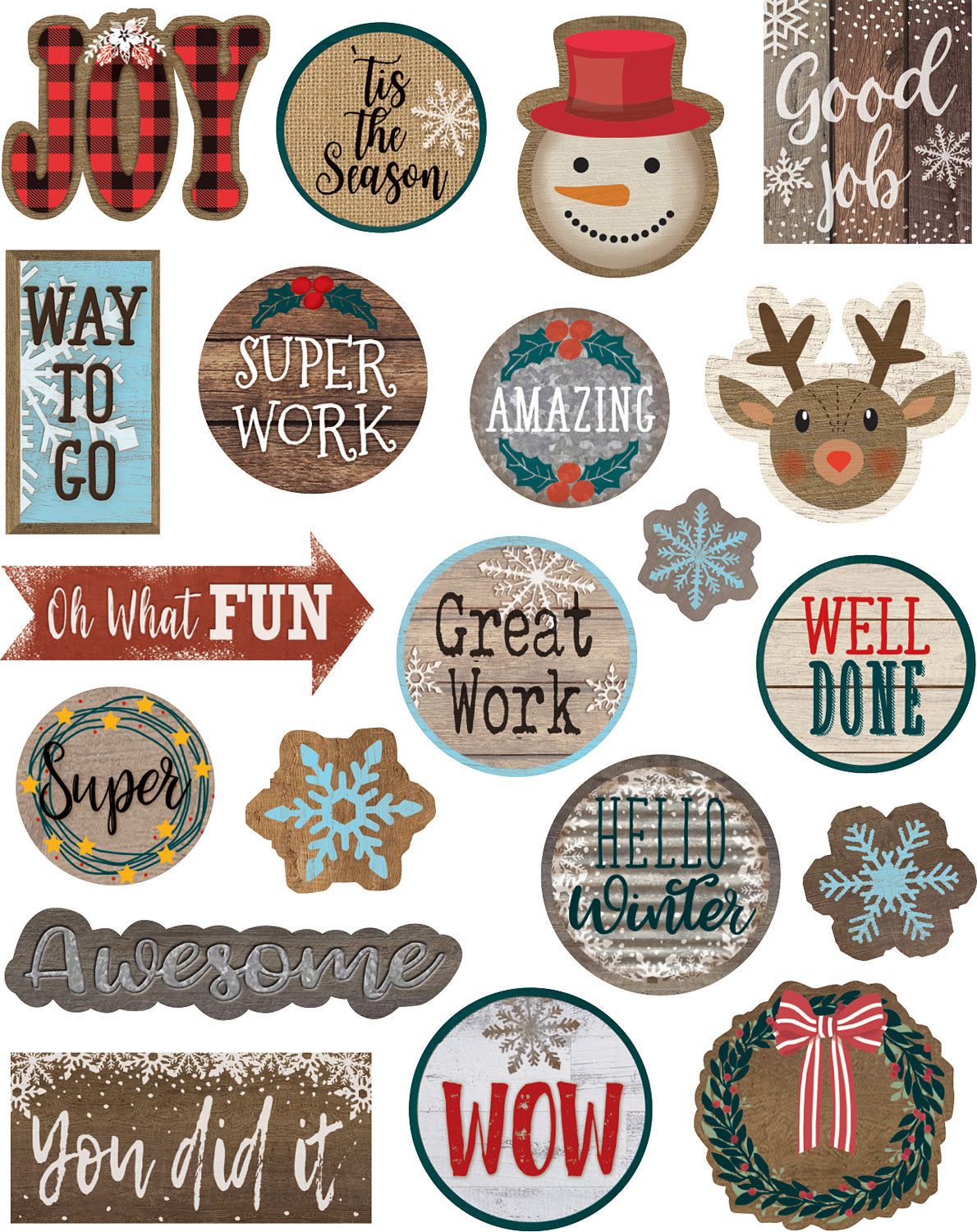 Home Sweet Classroom Winter Stickers