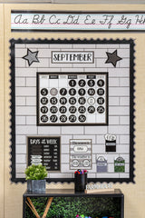 Modern Farmhouse Cursive Writing Bulletin Board