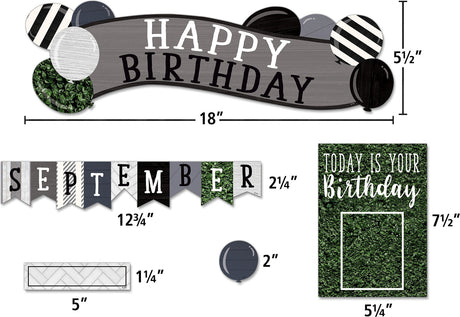 Modern Farmhouse Happy Birthday Mini Bulletin Board