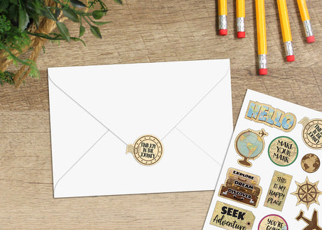 Travel the Map Stickers