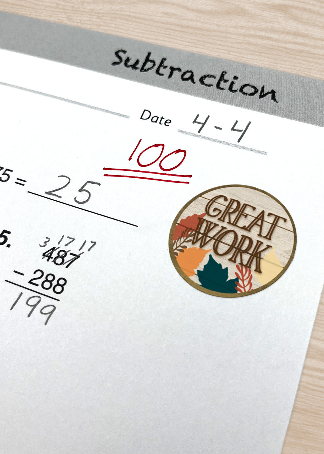 Home Sweet Classroom Fall Stickers