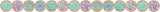 Rustic Bloom Succulents Die-Cut Border Trim